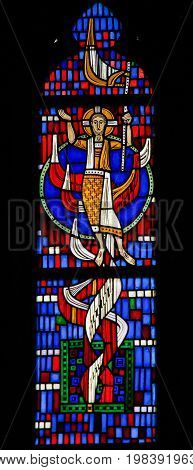 Stained Glass In Worms - Jesus Christ