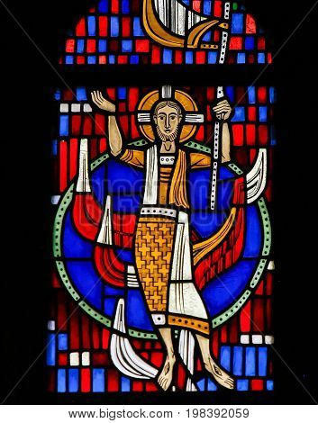 Stained Glass In Worms - Jesus Christ
