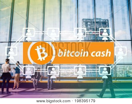 Bitcoin cash or symbol BHC is a cryptocurrency digital money concept