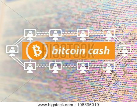 Bitcoin cash or symbol BHC is a cryptocurrency digital money concept