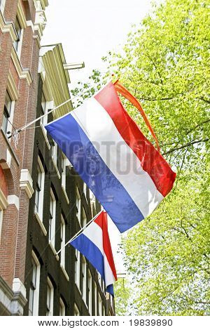 Queensday Hollannin lipun Alankomaissa