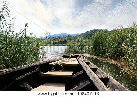 boating on the Bacina lakes in Croatia