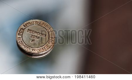Gold Peercoin Coin