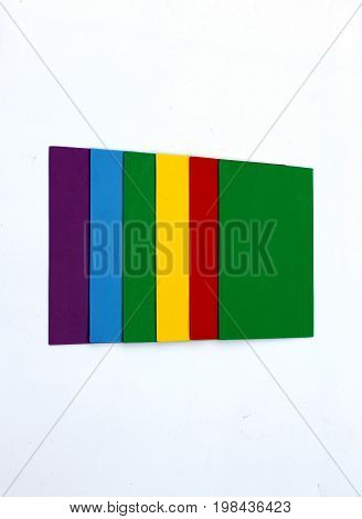 Notebooks notebooks on a white background texture