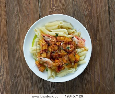 Italian Pasta With Pumpkin