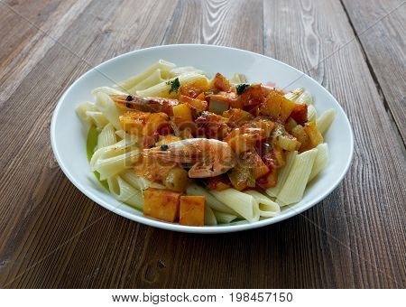 Italian Pasta With Pumpkin