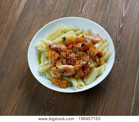 Italian Pasta With Pumpkin