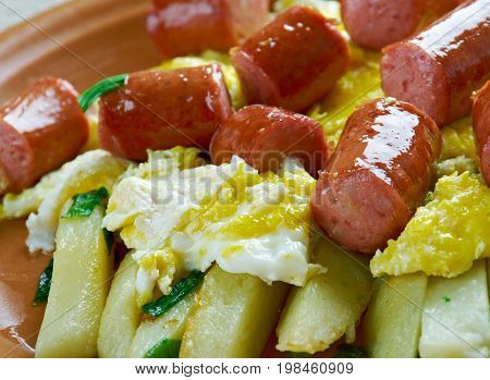 Huevos Rotos Con Chistorra
