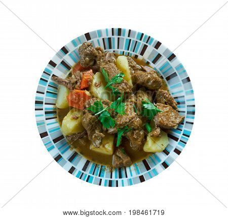 Czech beef goulash . close up close up meal
