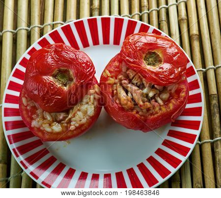 Middle East   Tomato Stuffed