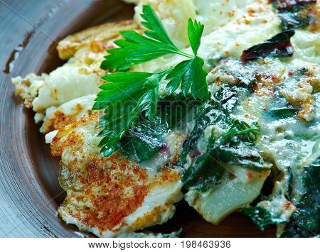 Turkish Omelette With Beetroot