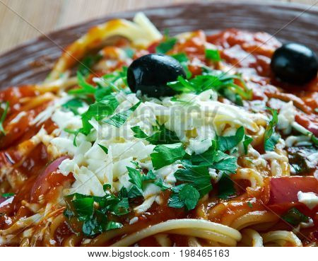 Greek Pasta .