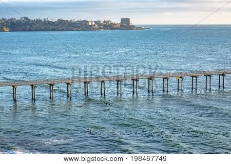 Pier On A Clear Day In Southern California