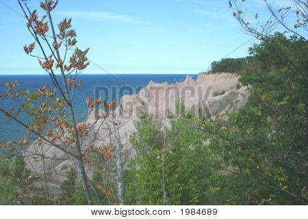 Skorstenen Bluffs Seascape