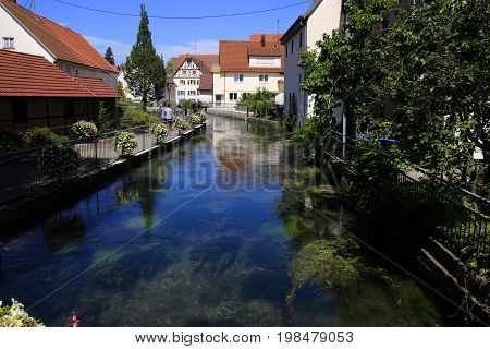 the schmiech bei ehingen at the donau