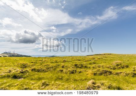 Beautiful landscape mountain view of Utsukushigahara is one of the most important and popular natural place in Nagano Japan.