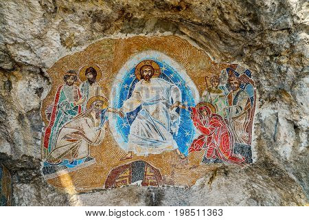 Mosaics In Ostrog Monastery
