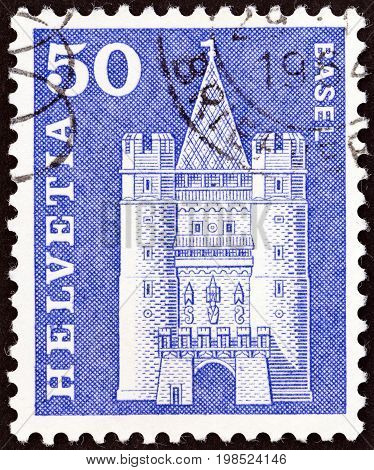 SWITZERLAND - CIRCA 1960: A stamp printed in Switzerland from the 
