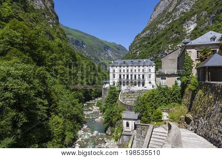 Eaux-Chaudes is a spa in the valley of the Gave d'Ossau in the French Pyrenees.