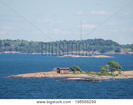 the Baltic sea near Helsinki in finland