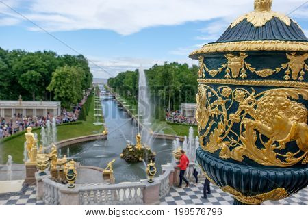 the City of saint Petersburg in russia