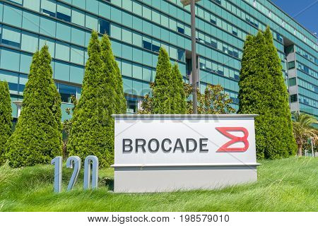 Brocade Communications Systems Headquarters And Logo