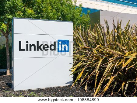 Linkedin Corporate Headquarters And Sign