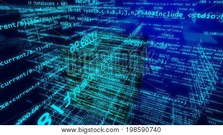 Technology,background,data,futuristic,abstract,network,digital,blue,formule,future,concept,space,ear