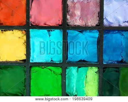 Face Painting Colours Background And Texture