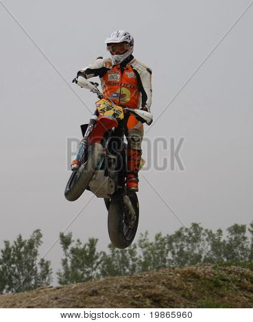 MILAN Italie 24 juin William Moore GB à la FIM Supermoto World Championship CASTELLETTO DI BRANDUZZ