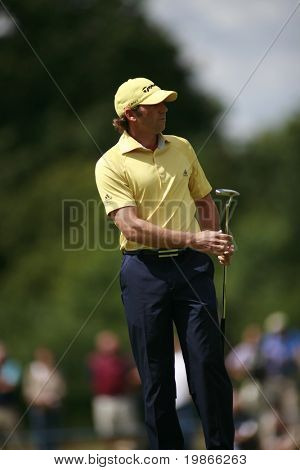 Sergio Garcia KENT ENGLAND 4 de julho Espanha competindo no PGA Europeu Tour Europeu Open na 