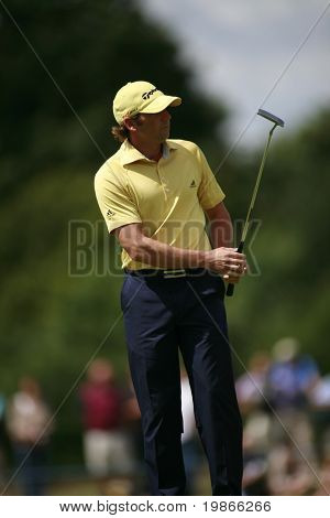 Sergio Garcia KENT ENGLAND 4 de julho Espanha competindo no PGA Europeu Tour Europeu Open na 