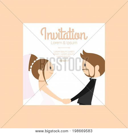 Template for use in wedding and other invitations