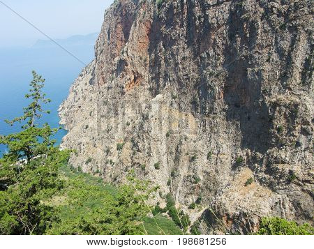 butterfly valley high view canyon fethiye turkey