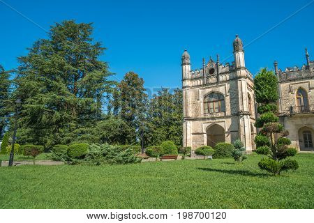 Dadiani Palace Located Inside A Park In Zugdidi, Georgia