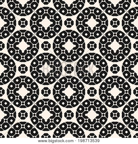 Vector monochrome ornamental geometric texture. Stylish seamless pattern in Arabian style. Traditional motif in modern digital rendition. Elegant oriental background. Carved figures, repeat tiles. Ornamental pattern, design pattern.