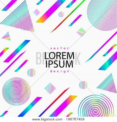 Vector Of Abstract Geometric Pattern And Background