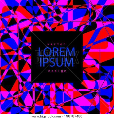 Vector Of Abstract Geometric Pattern And Background
