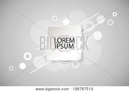 Vector Of Abstract Geometric Pattern And Background