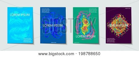 Backgrounds With Cool, Minimal Design. Applicable For Covers, Placards, Posters, Flyers And Banner.