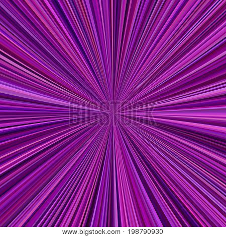 Abstract purple ray burst background from radial stripes - vector design