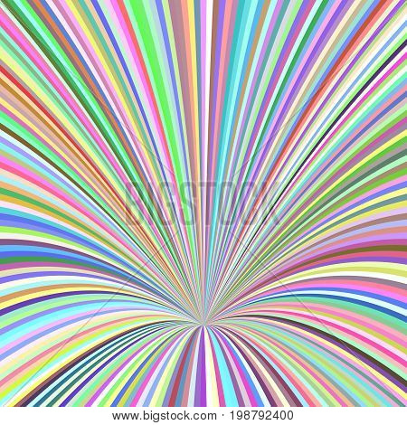 Multicolored abstract 3d hole background - vector design from curves
