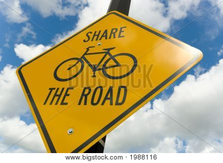 Cykel advarsel tegn