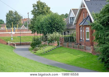 the village of ditzum in east frisia
