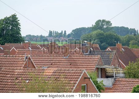 the village of ditzum in east frisia