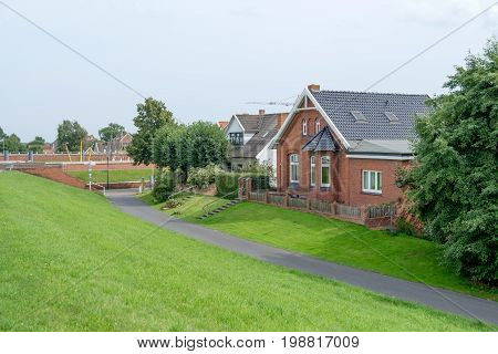 the village of ditzum in east frisia