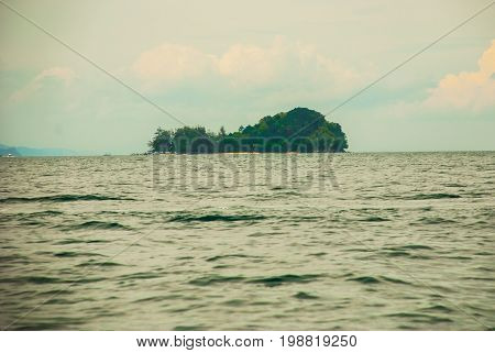 The View From The Boat To The Islands. Sabah, Malaysia.