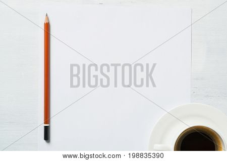 Business still life concept with office stuff on table