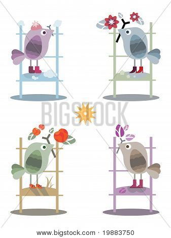 Four Birds