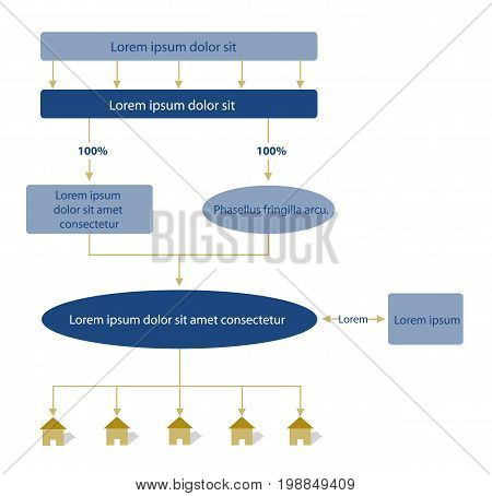 Flow Chart Templates Vector Illustration